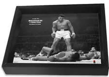 ALI VS LISTON LANDSCAPE 8x10 3D SHADOWBOX PROFESSIONAL BOXER HEAVYWEIGHT FIGHT!!