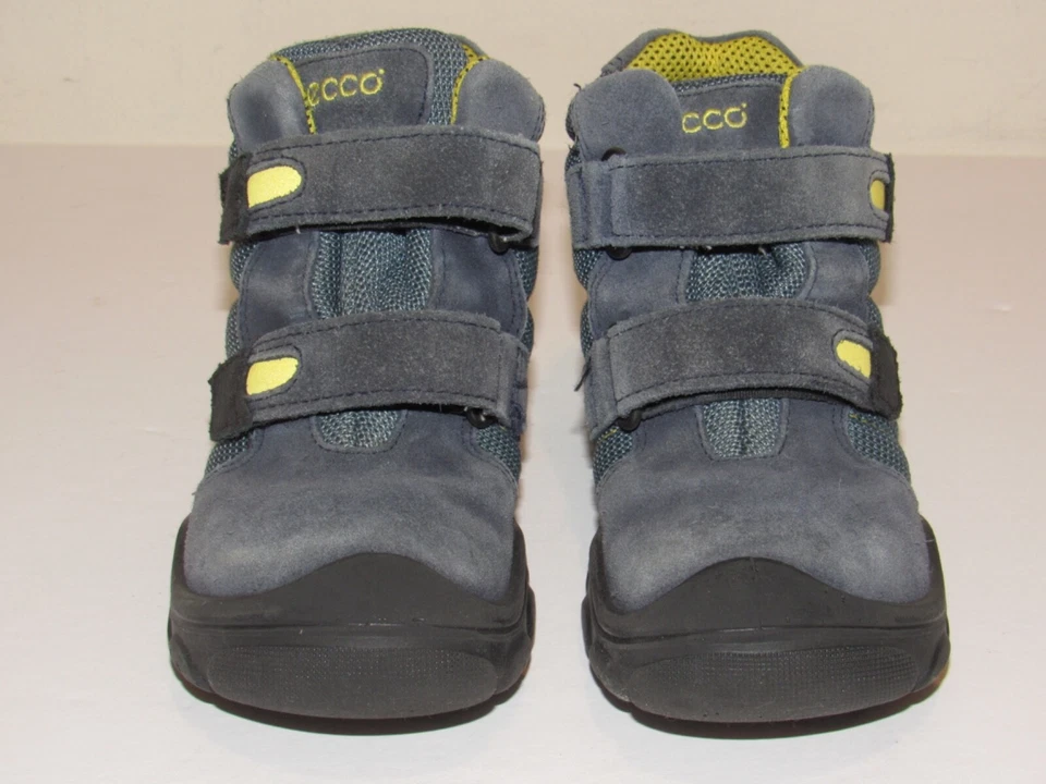 ECCO Botas Ligeras Niños Pequeños UE Talla 26 EE. UU. 9 Azul Tobillo Invierno Nieve Gancho y Lazo Foto 3 de 4