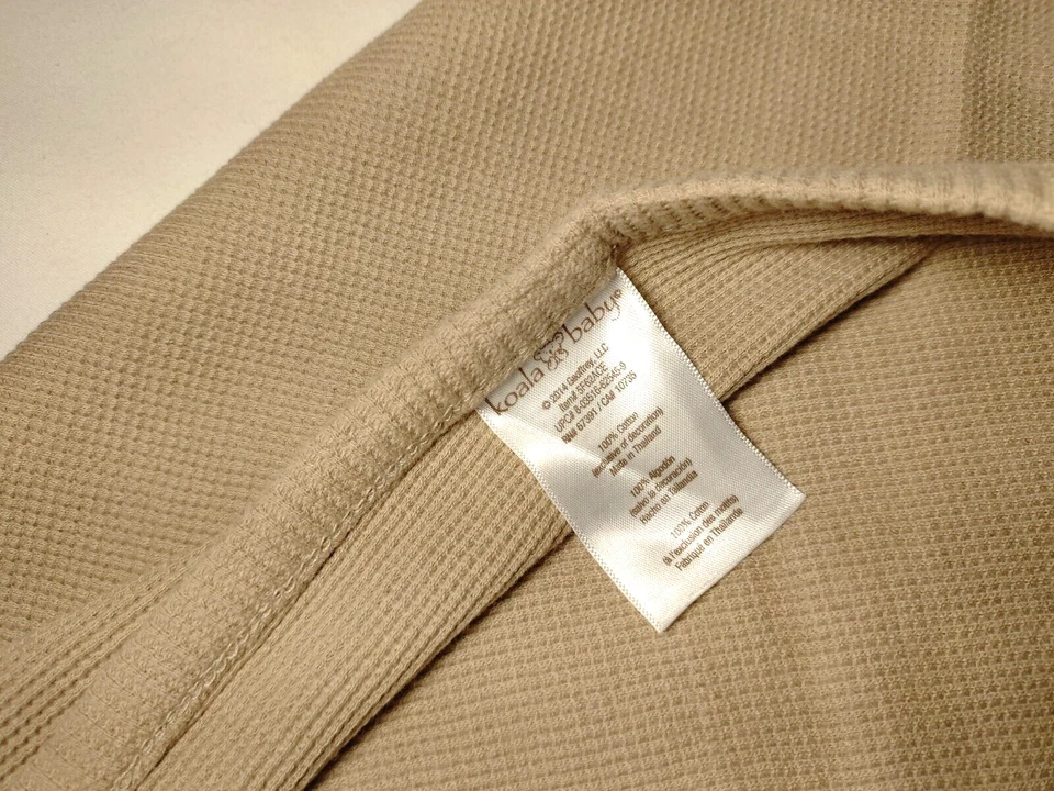 Cobertor térmico Koala Baby marrom raposa guaxinim waffle tecer floresta amorosa 30x40 - Imagem 3 de 4