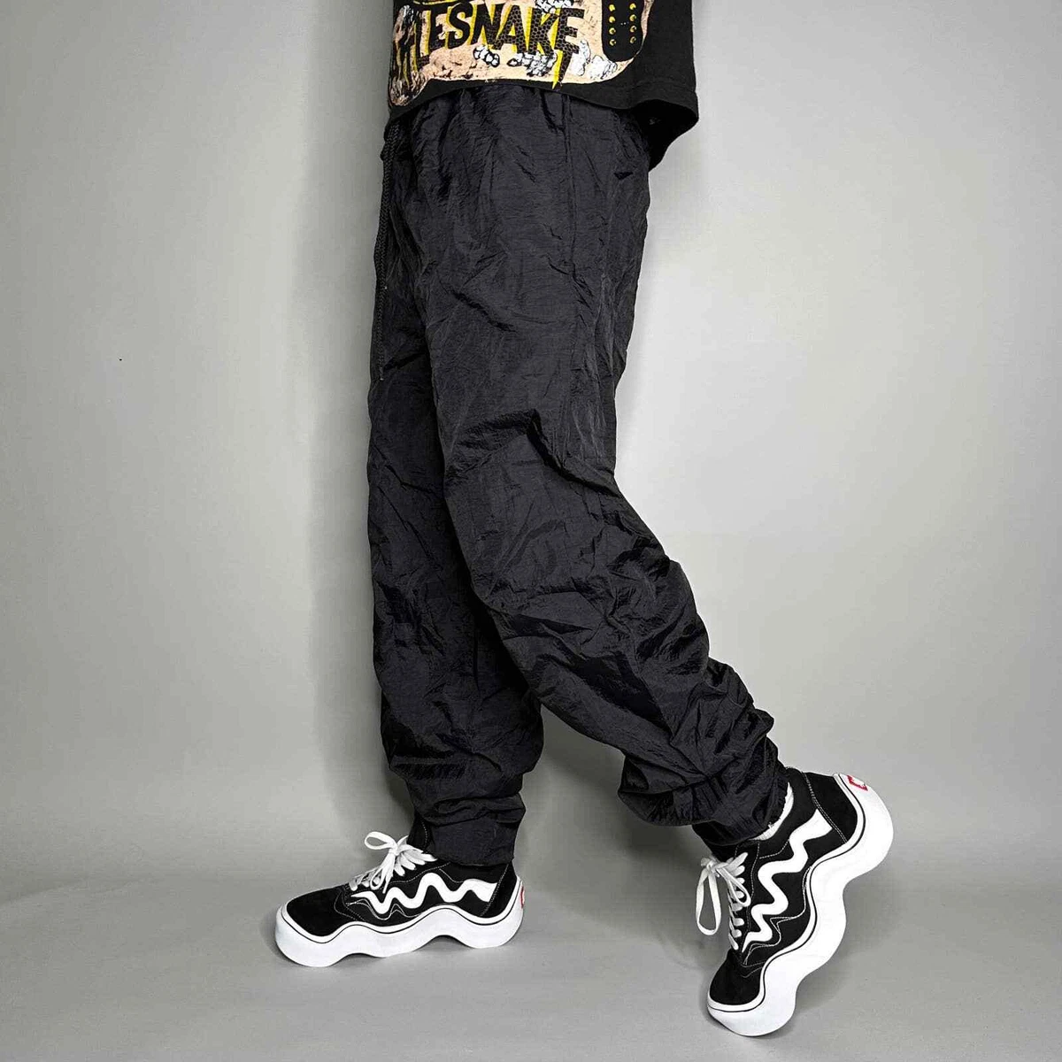 Vintage nylon cheap track pants