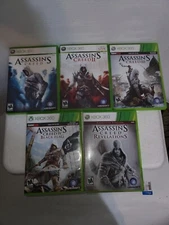  Assassin's Creed 1, 2, 3, 4, & Revelations  Xbox 360 