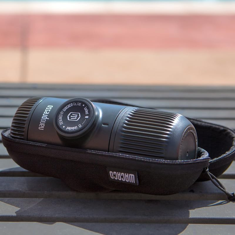 Nanopresso Portable Espresso Maker with Case - Ideal for Travel & Camping