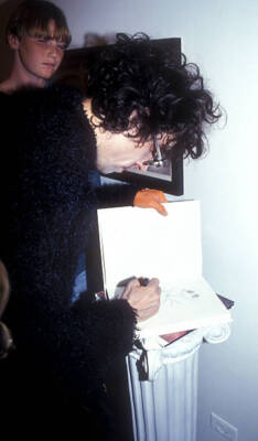 Tim Burton during Tim Burton's ''The Nightmare Before Christmas'' .. Old Photo 16