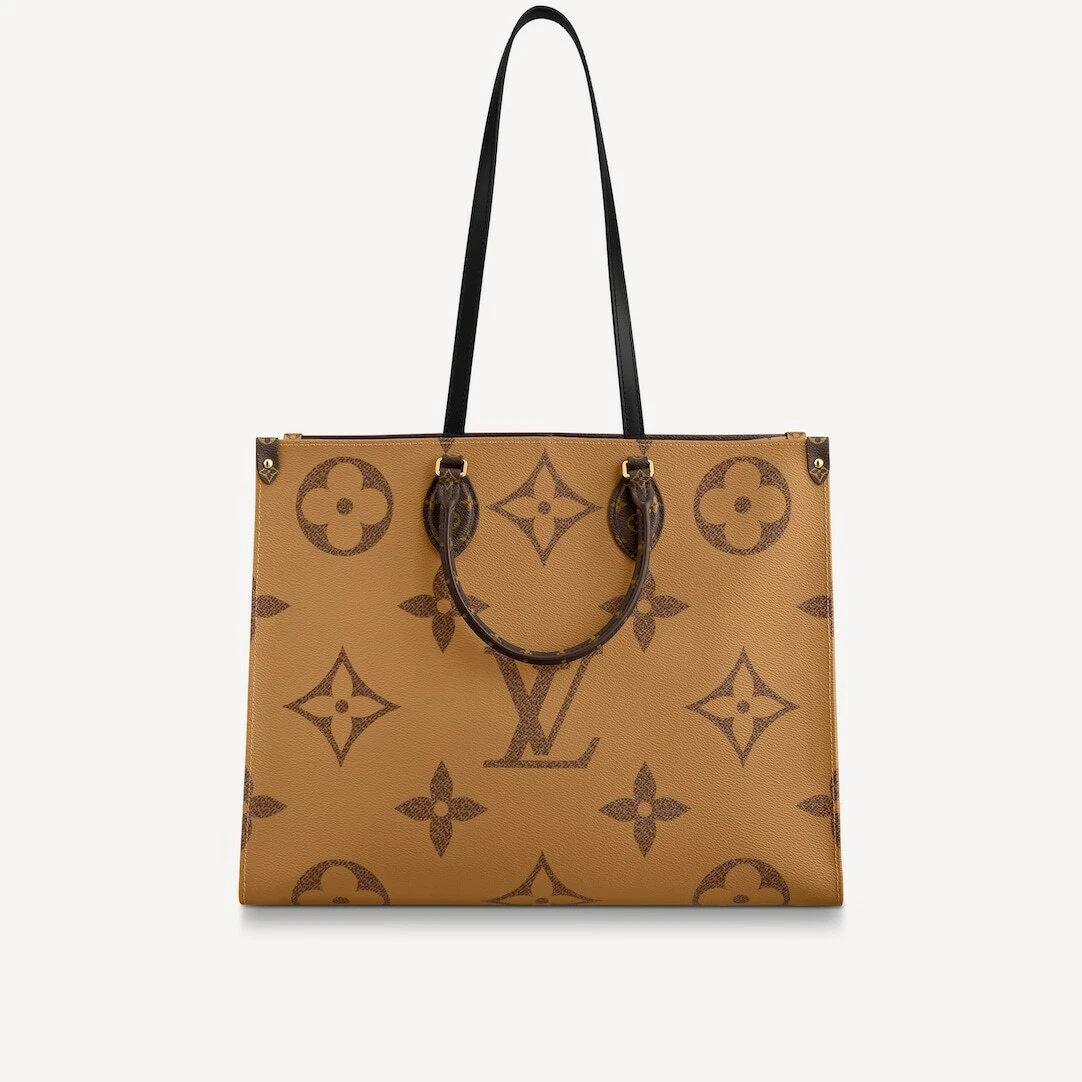 Louis Vuitton LOUIS VUITTON Tote Bag On The Go GM Monogram Reverse Canvas  Handbag M44576