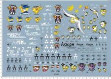 Universal PG MG HG AOZ Logo Titans hazel RX-121 GDM Model Kit Water Slide Decal