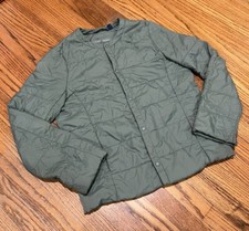 Uniqlo Kids Packable Lightweight Puffer Jacket Sage Green Machine Wash 11-12y