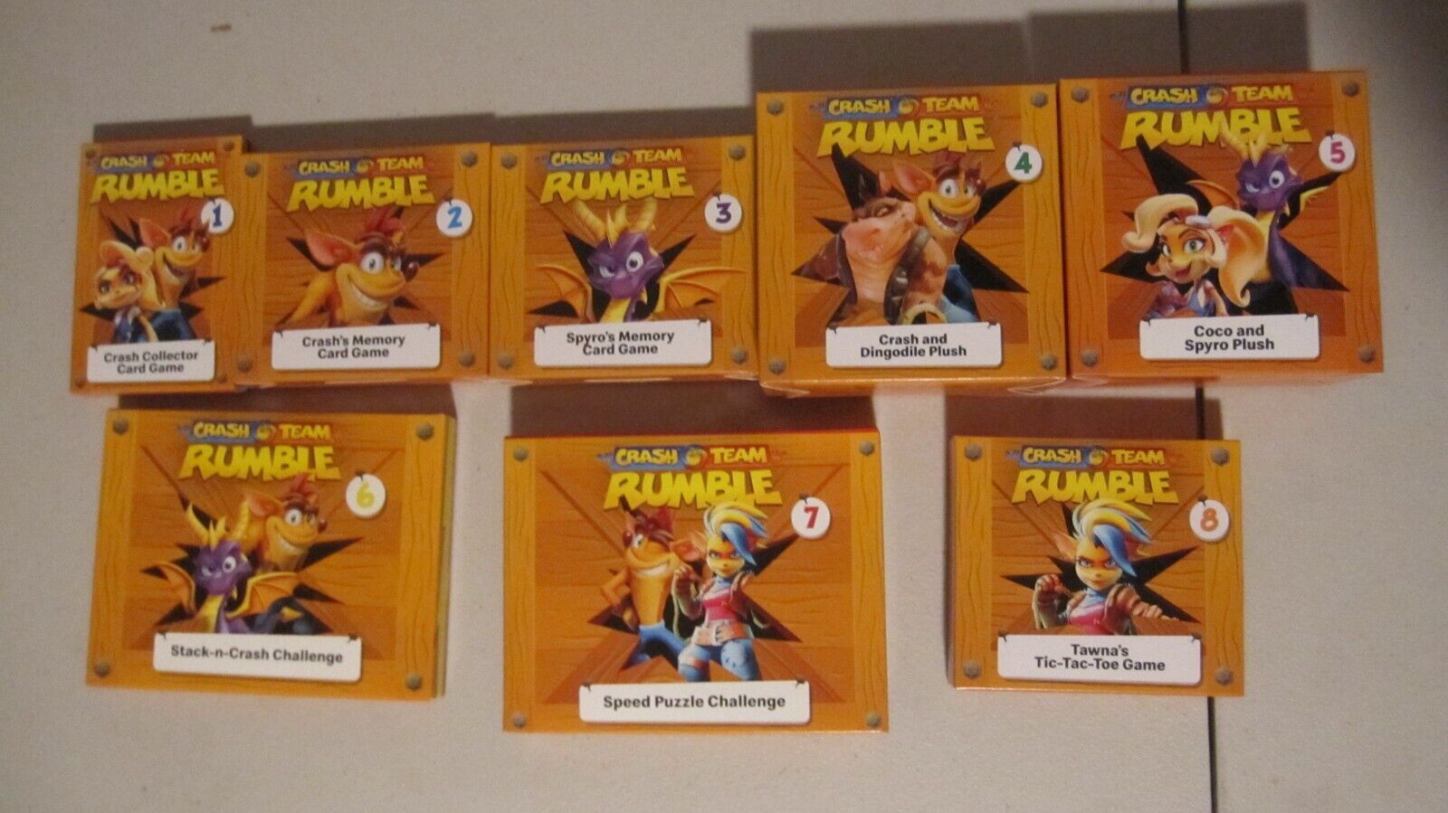 Crash Card Game - Crash Team Rumble McDonald's Toys 