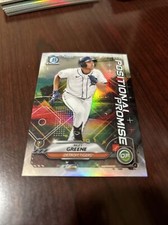 2021 Bowman Chrome Riley Greene Detroit Tigers Positional Promise Card #POS-RG