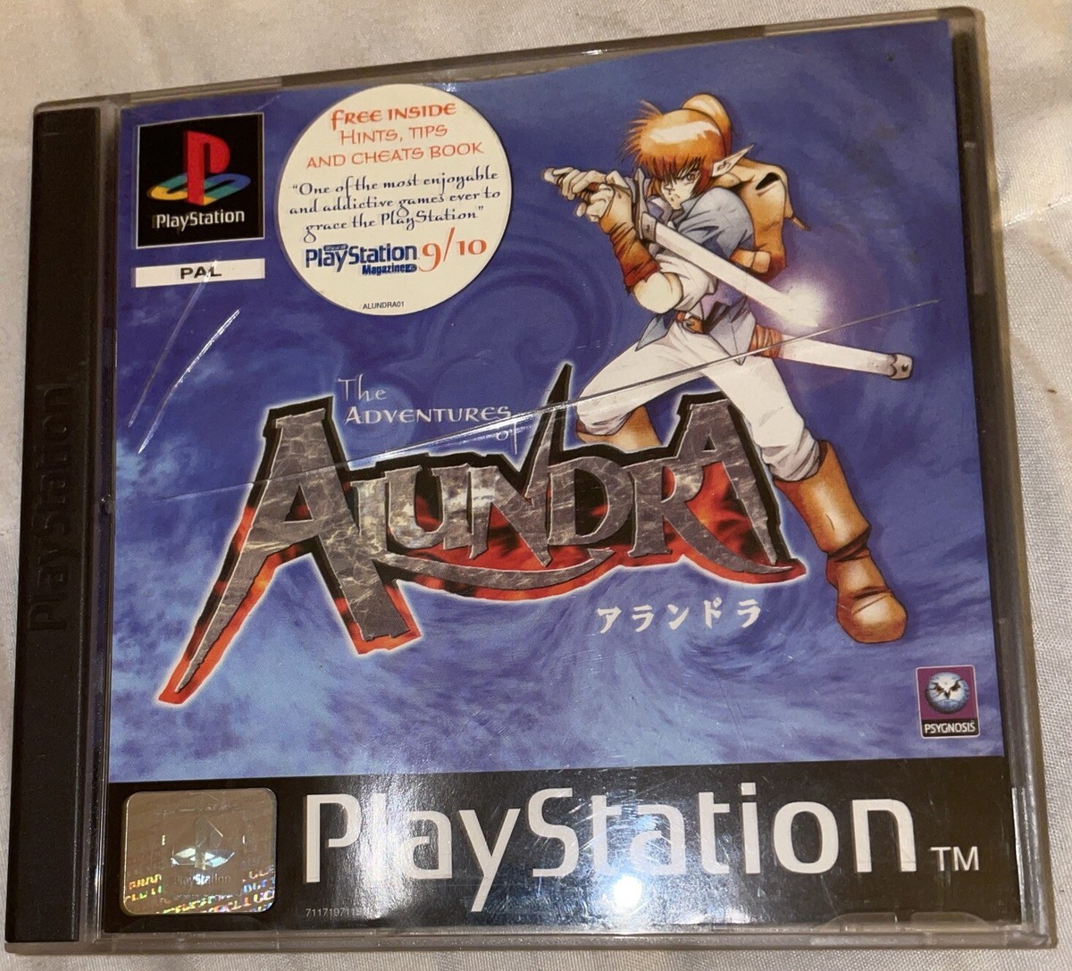 Jeu PS1 Alundra – Bon état – Action RPG Culte – PlayStation 1