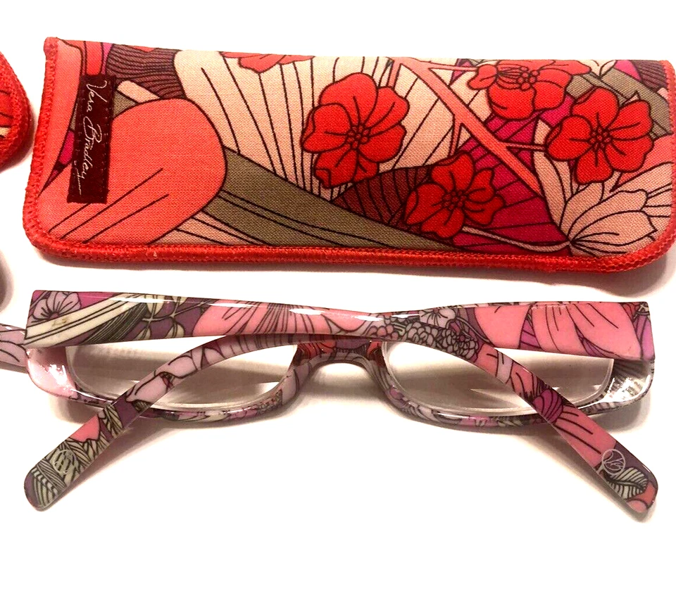 NUEVO VERA BRADLEY Gafas de Lectura JACKIE Bohemian Blooms +2.50 Lote De 2 Foto 4 de 4