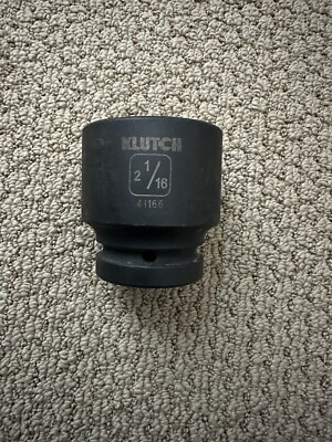 Klutch Jumbo Impact Socket, 2 1/16in., 1in.-Drive