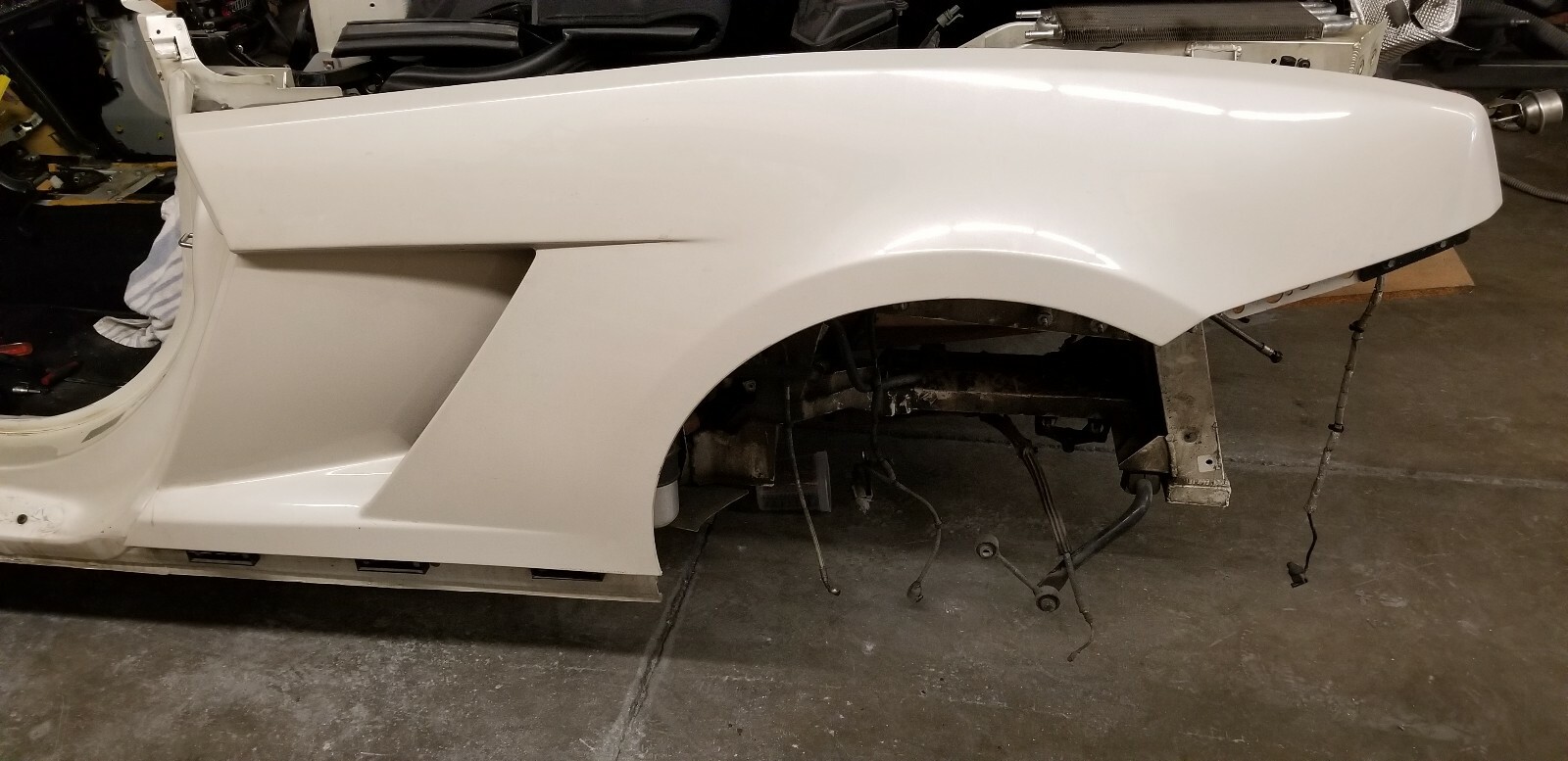LAMBORGHINI GALLARDO SPYDER DRIVER LEFT SIDE QUARTER PANEL REAR OEM 407809603