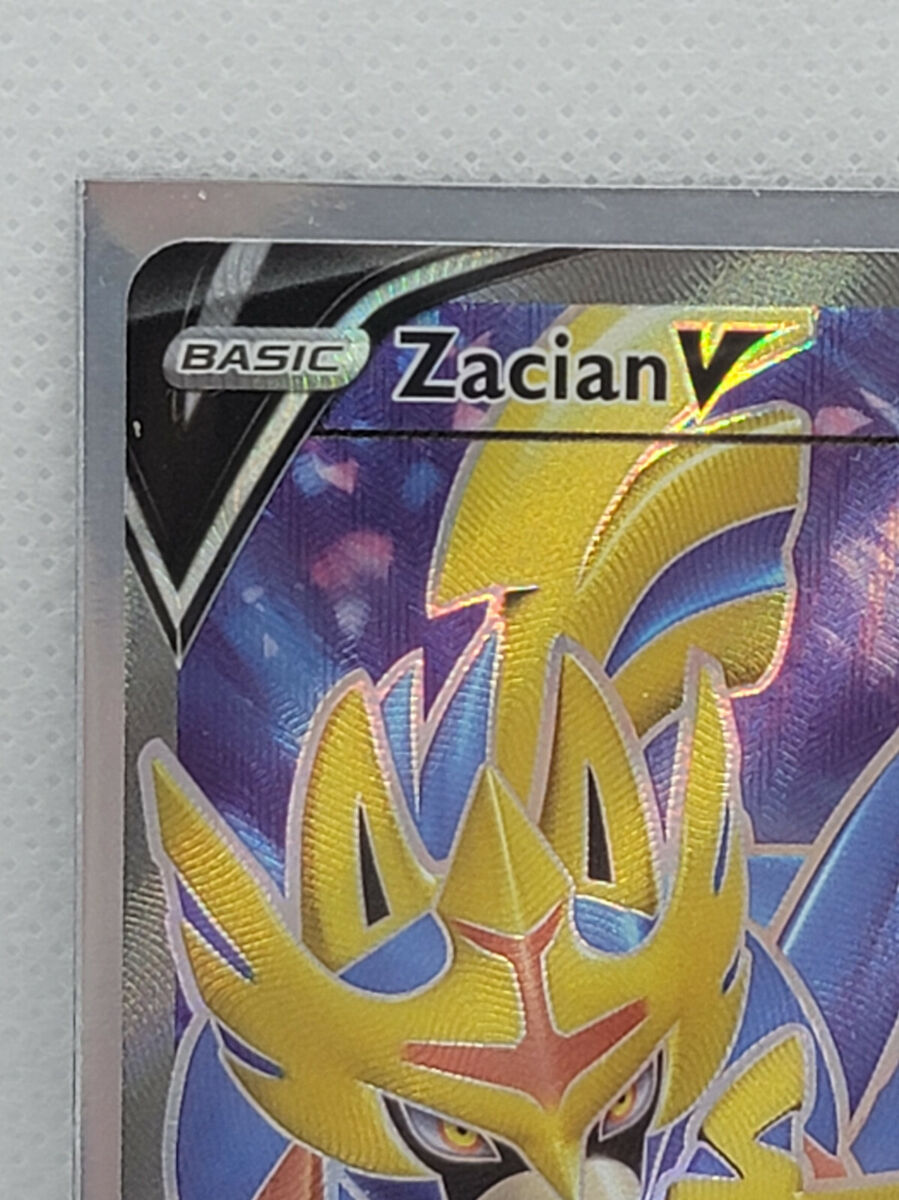 Zacian V 195/202 Sword & Shield Base Full Art Ultra Rare Pokémon