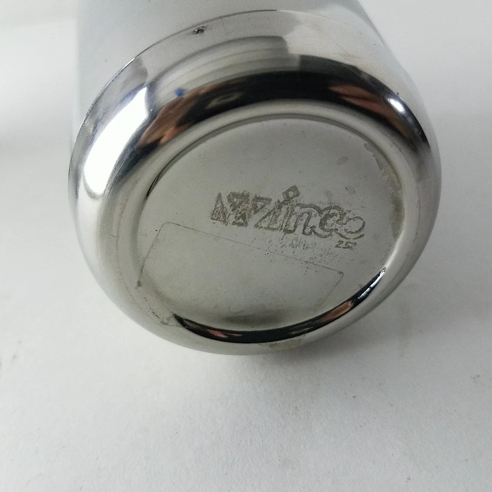 Juego de vasos coctelera barra acero inoxidable WinCo dos piezas grandes y pequeñas Foto 3 de 4