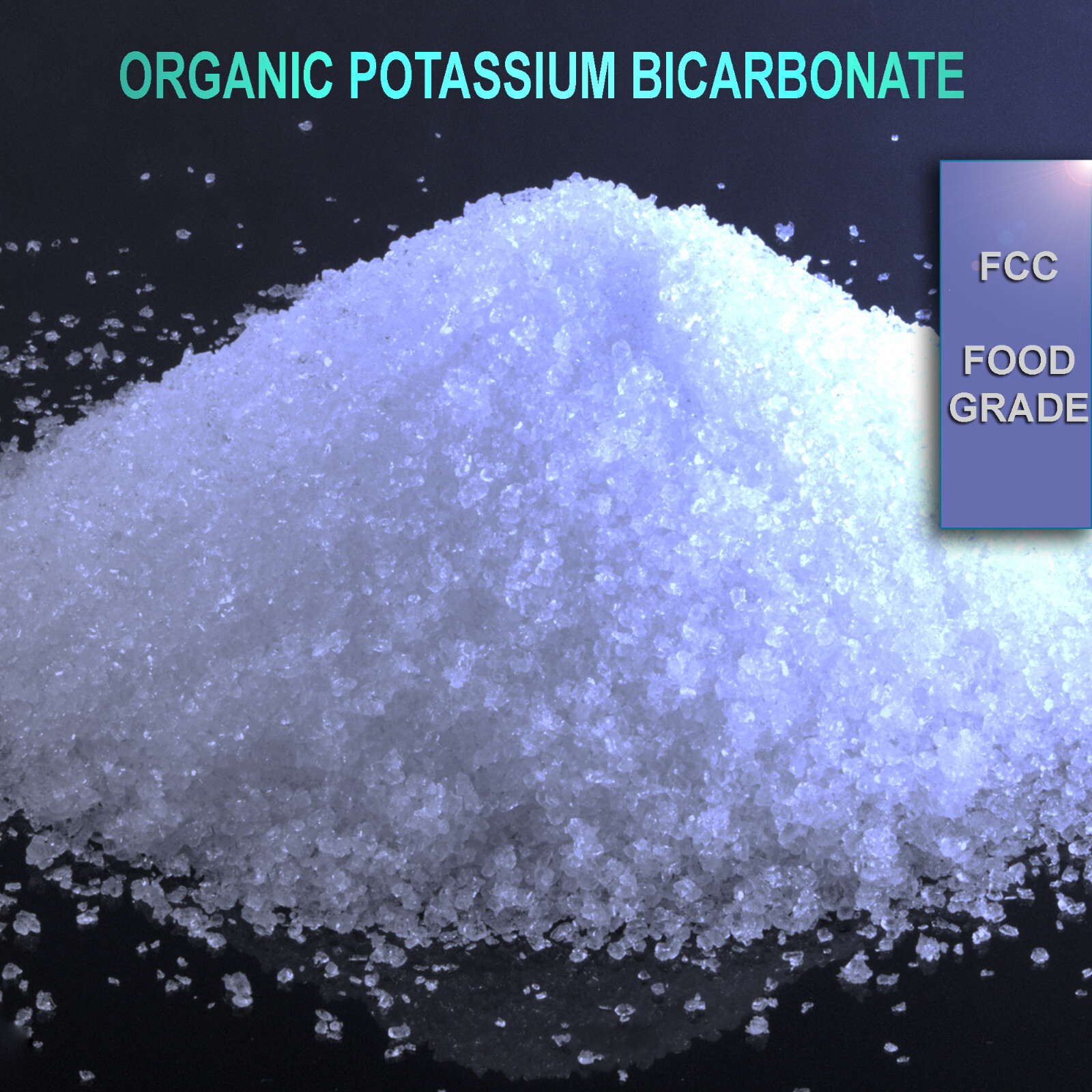 Potassium Bicarbonate ORGANIC Powder FOOD GRADE Farming Baking Wine 100