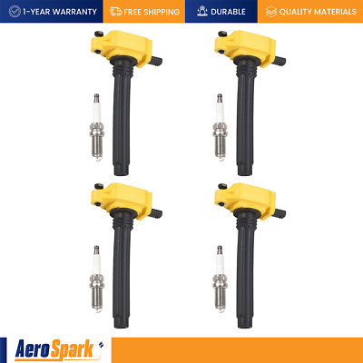 6X Ignition Coil & 4X Platinum Spark Plug For 2013-2016 Dodge - Foto 12