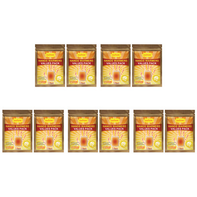 40Pcs Disposable Hand Warmer Self-Adhesive Body Warmer Stick for Winter (2 Bags)