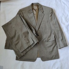 VTG Hickey Freeman Mens Wool 2-pc suit Oak Brook 42 R Brown 38x29 Nordstrom
