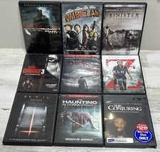 Lot of 9 Horror Movies DVDs Classics