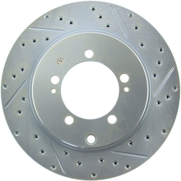 Disc Brake RotorSelect Sport CrossDrilled and Slotted fits 0306