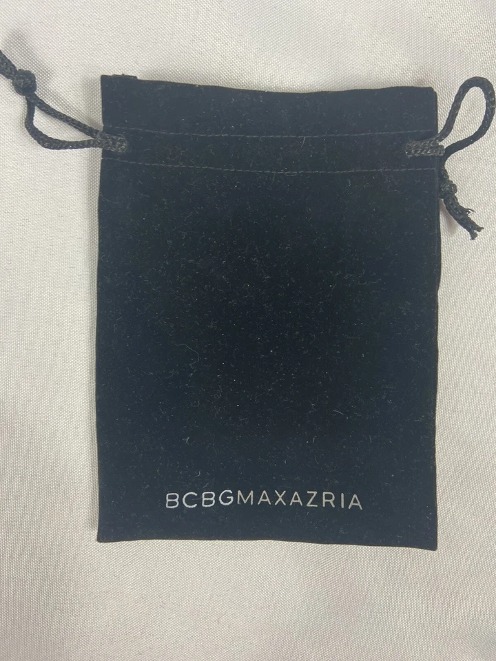 Pendientes araña collar verde azul con estrás BCBG Max Zaria  Foto 4 de 4