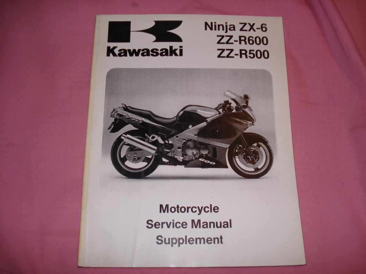 アクセサリー  Motorcycle Repair Manual Used-1990-1993-Kawasaki-ZX500-