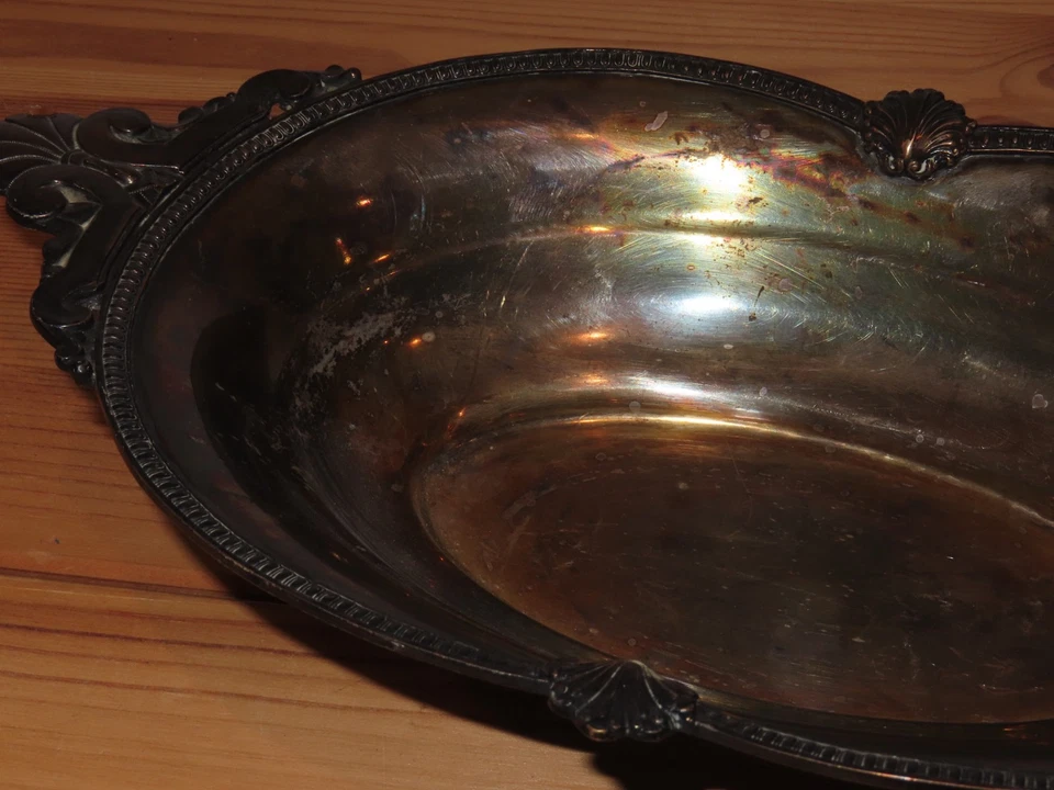 Petite Coupe à fruits ancienne style Louis XV Argent Métal argenté ? - Photo 3/4