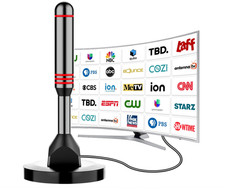 Digital TV Antenna for Smart TV Indoor  2025 HD Antenna with Strong Magnetic Base