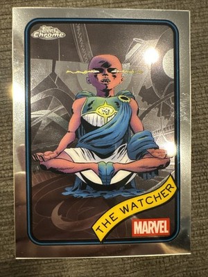 2025 Topps Chrome Marvel The Watcher #28 base