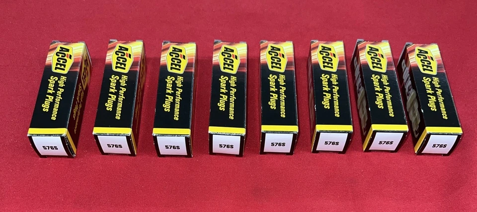 Медные свечи зажигания ACCEL 0576S-4x2 HP - короткий набор из восьми свечей зажигания - Изображение 4 из 4