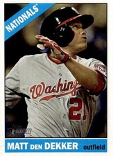 2015 Topps Heritage #628 Matt den Dekker Near Mint