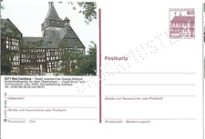 P 138 Bildpostkarte Imprimer Échantillon 60 Pfennig B&S Bad Camberg p4 /