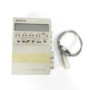 Sony BVG-100 Portable Time Code Generator SMPTE EBU Professional Broadcast