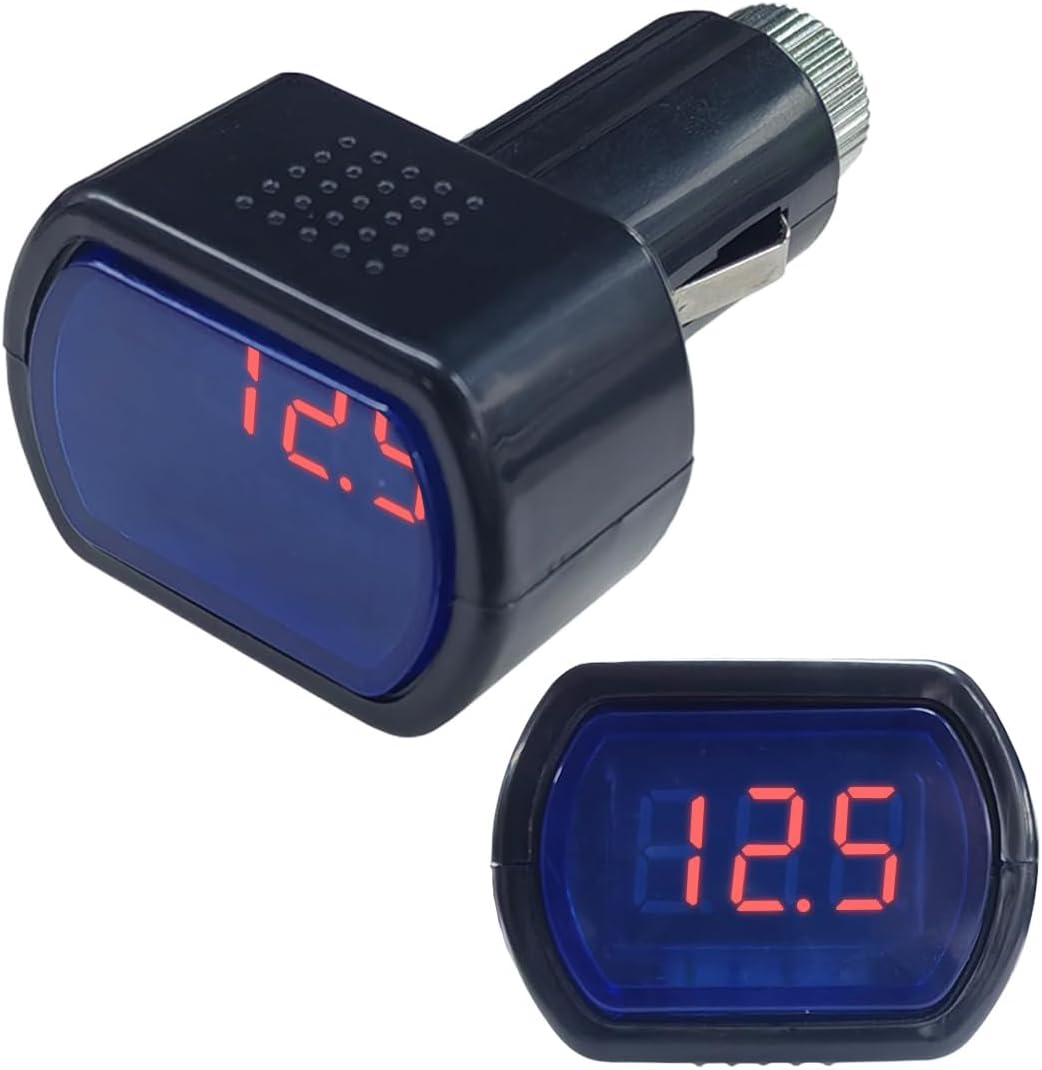car cigarette lighter voltmeter Unbranded Double USB Socket/Voltmeter with Hidden Display 426517-1 Between 13.5 to 14.5 (12V Car) Between 26.0 to 28.0 (24V Car) Type Car Adapter Charger Cigarette Lighter