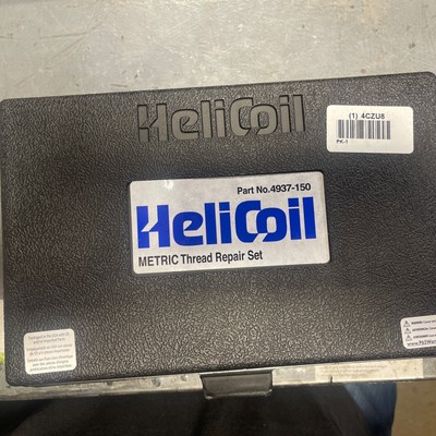 4937-150 Helicoil Metric Master Thread Repair Kit Please Read** See Pictures