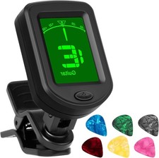 Clip-On Stimmger&auml;t Chromatisch f&uuml;r Gitarre Bass Ukulele Violine Tuner