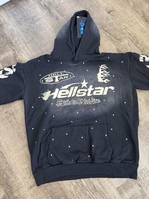 Hellstar Racer Men's Hoodie, Black, Size XL,Mint Condition - Ships Fast !!
