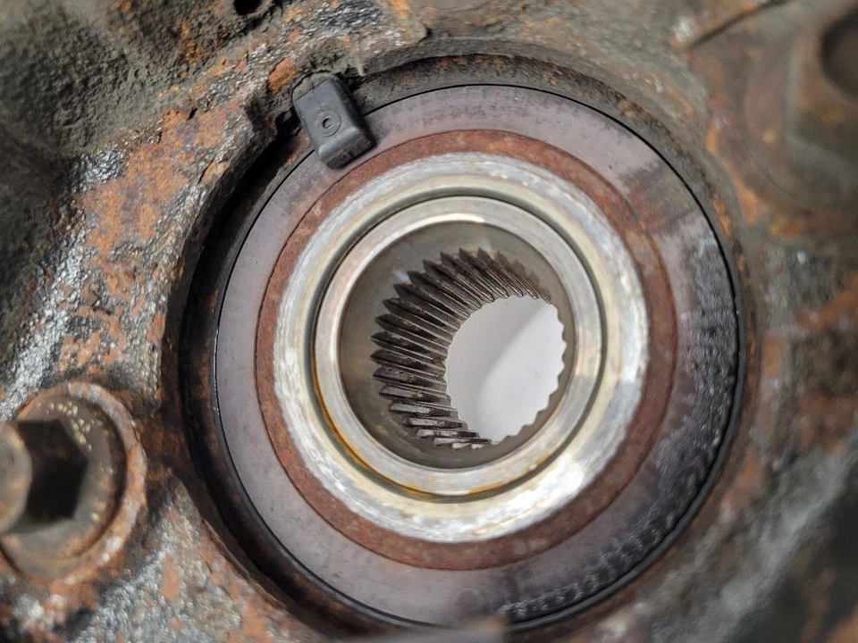 Mazda 6 2014-2017 conductor delantero izquierdo husillo nudillo GHP933031A Foto 2 de 4