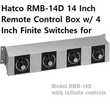 Hatco RMB-14D 14 Inch Remote Control Box w/ 4 Inch Finite Switches for 120 V