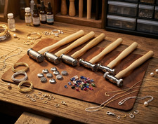 Texturing Hammer set of 6 - 5 Fixed and 1 int...