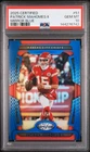 2025 PANINI CERTIFIED MIRROR BLUE #51 PATRICK MAHOMES II 21/50 PSA 10