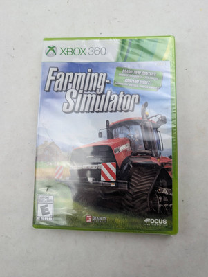 New Sealed Farming Simulator Microsoft Xbox 360 2013 Unopened Tractor Farm Crops