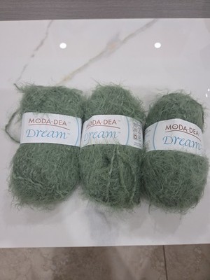 Moda Dea Dream ''Leaf'' #3660 50g Discontinued & HTF Yarn -- 3 Skeins