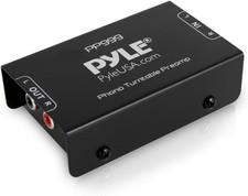 Pyle PP999 Phono Turntable Preamp - Mini Stereo Audio Preamplifier RCA Input/Out