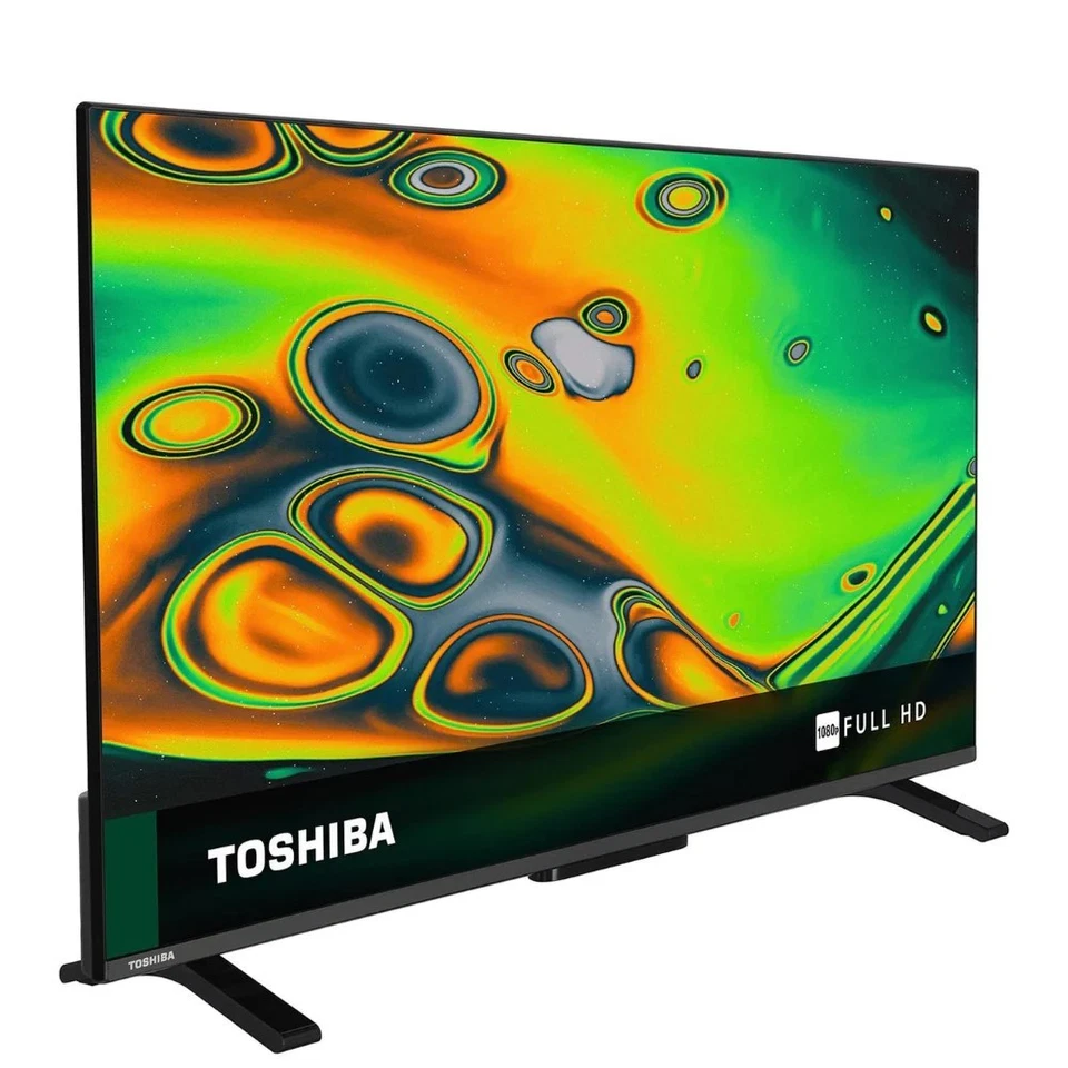 Toshiba 43 Inch 43LV2E63DB Smart FHD HDR10 Freeview TV UK Delivery Furdeco A - Image 2 of 4