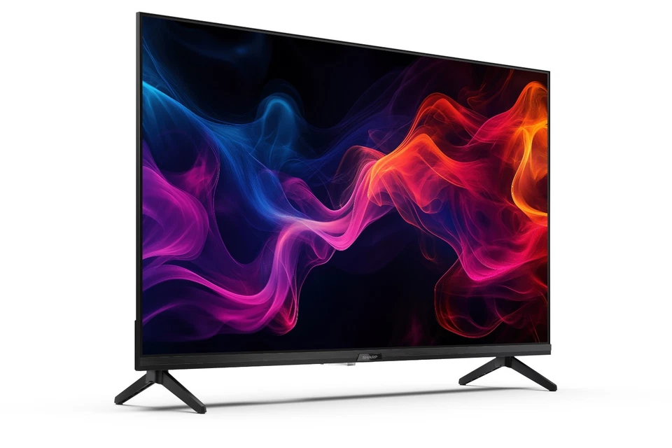 Televisore SMART GOOGLE TV Sharp 32" LED HD DVB-T2 HDMI 32GF2265E FRAMELESS NERO - Immagine 4 di 4