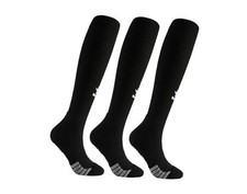 Grip Socks Soccer 1/3 pairs Sport Knee High Socks for X-Large 3-pair Black