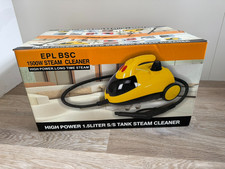 Boxed 1500W Steam Cleaner EPL BSC HIgh Power 1.5 Litre Tank Tools Inc Storage
