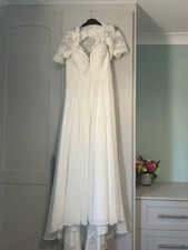wedding dress size 12-14 used