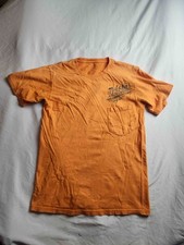 Salt Life T-Shirt Mens Size XL Orange Hammerhead Shark Pocket Tee Short Sleeves